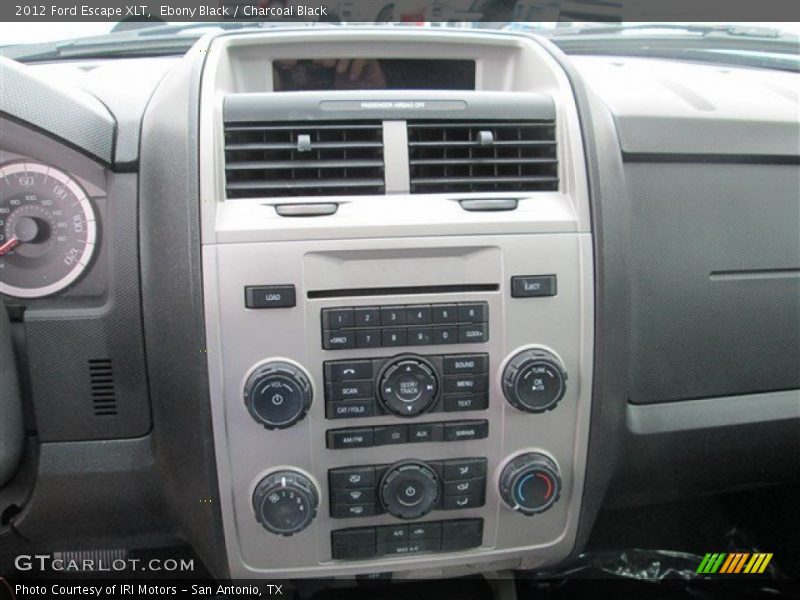 Ebony Black / Charcoal Black 2012 Ford Escape XLT