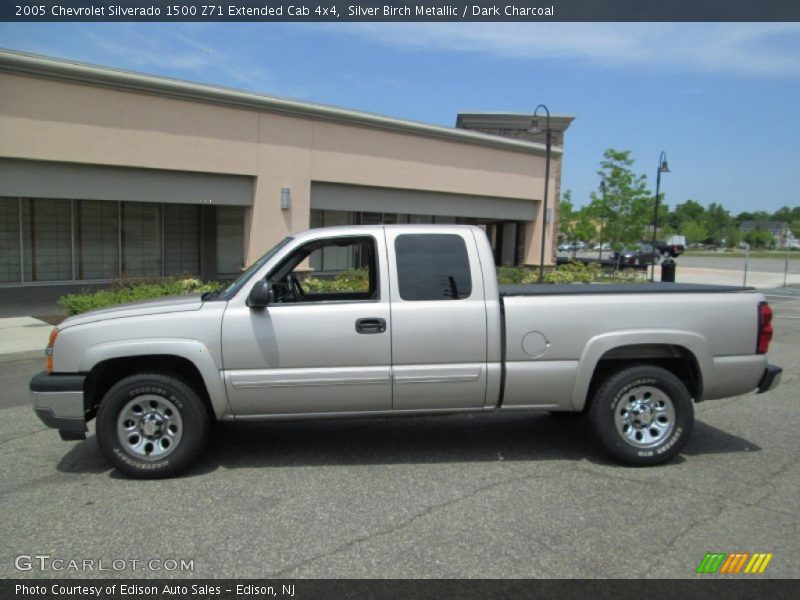  2005 Silverado 1500 Z71 Extended Cab 4x4 Silver Birch Metallic