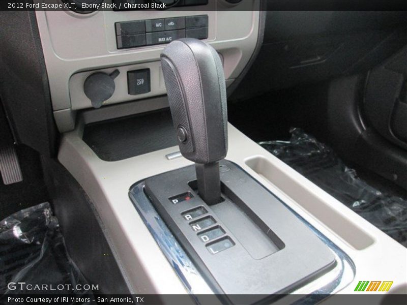 Ebony Black / Charcoal Black 2012 Ford Escape XLT
