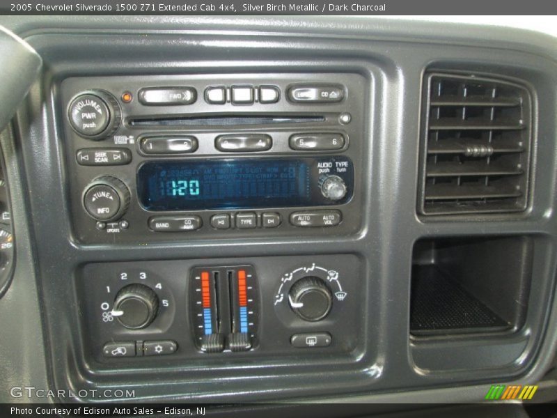 Silver Birch Metallic / Dark Charcoal 2005 Chevrolet Silverado 1500 Z71 Extended Cab 4x4