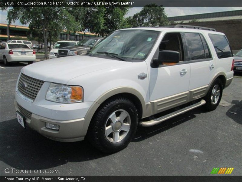 Oxford White / Castano Brown Leather 2006 Ford Expedition King Ranch