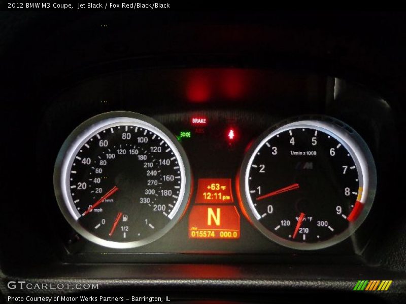  2012 M3 Coupe Coupe Gauges