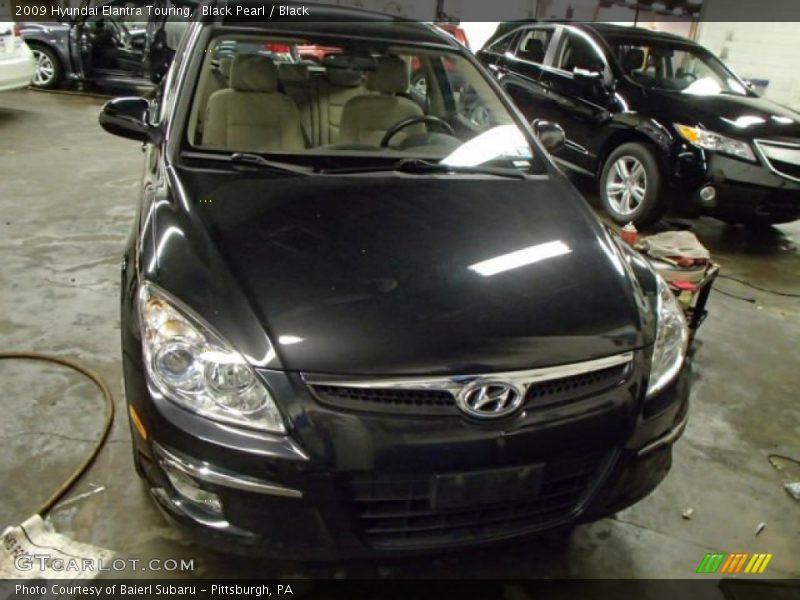 Black Pearl / Black 2009 Hyundai Elantra Touring