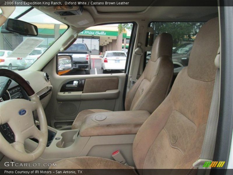 Oxford White / Castano Brown Leather 2006 Ford Expedition King Ranch