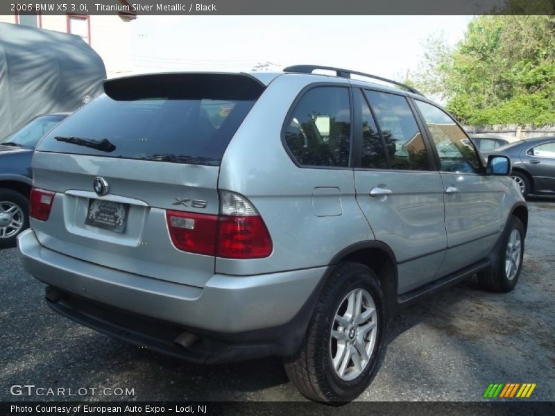 Titanium Silver Metallic / Black 2006 BMW X5 3.0i