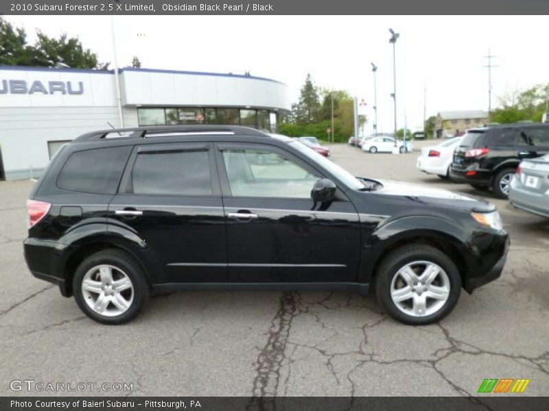 Obsidian Black Pearl / Black 2010 Subaru Forester 2.5 X Limited