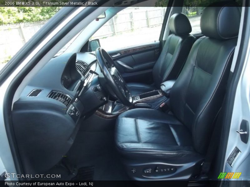 Titanium Silver Metallic / Black 2006 BMW X5 3.0i