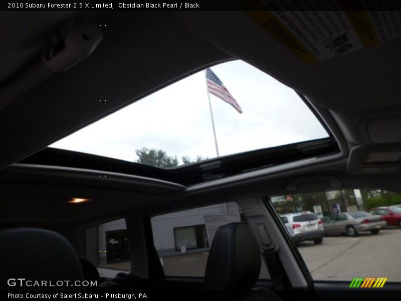 Obsidian Black Pearl / Black 2010 Subaru Forester 2.5 X Limited