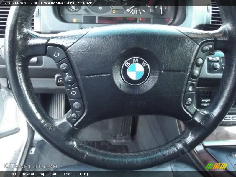 Titanium Silver Metallic / Black 2006 BMW X5 3.0i
