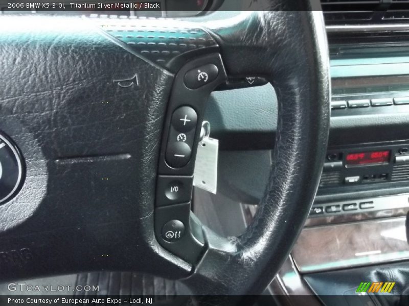Titanium Silver Metallic / Black 2006 BMW X5 3.0i