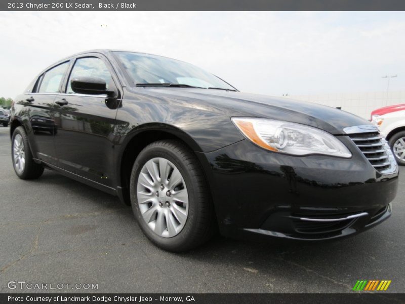 Black / Black 2013 Chrysler 200 LX Sedan