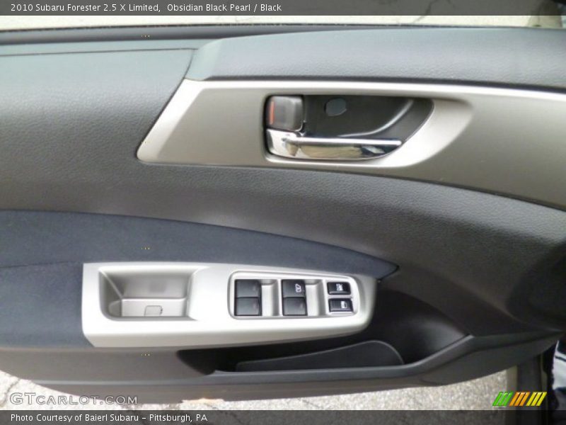 Obsidian Black Pearl / Black 2010 Subaru Forester 2.5 X Limited