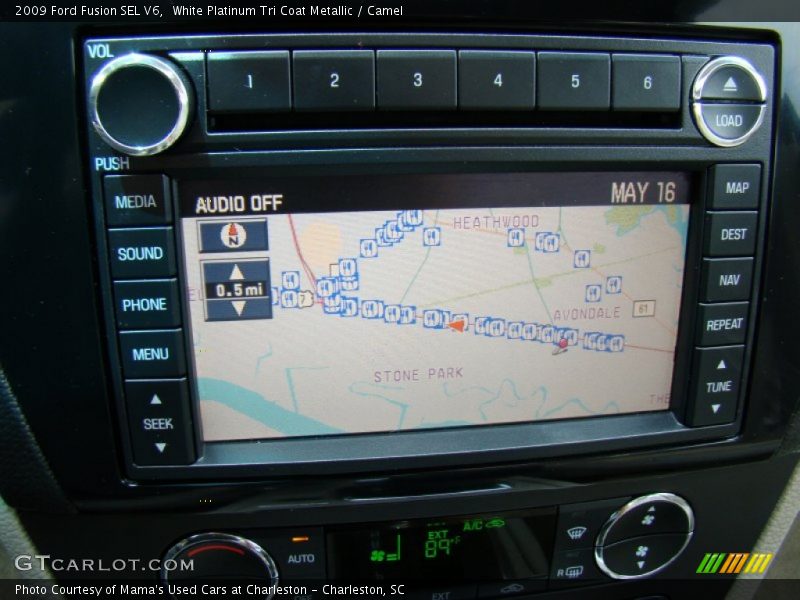 Navigation of 2009 Fusion SEL V6