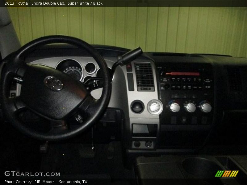 Super White / Black 2013 Toyota Tundra Double Cab