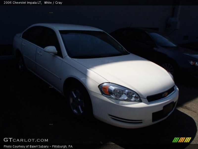 White / Gray 2006 Chevrolet Impala LT