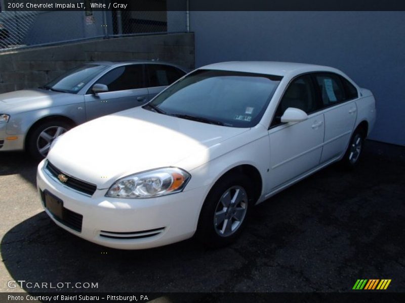 White / Gray 2006 Chevrolet Impala LT