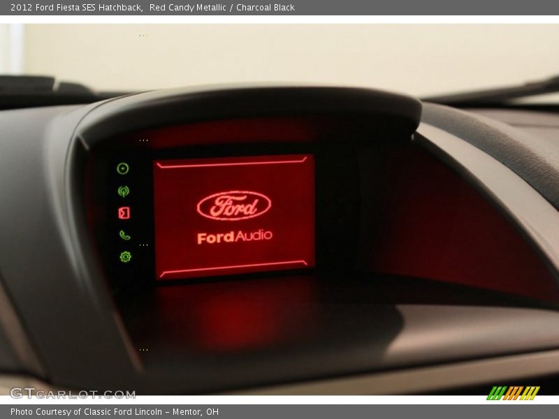 Red Candy Metallic / Charcoal Black 2012 Ford Fiesta SES Hatchback
