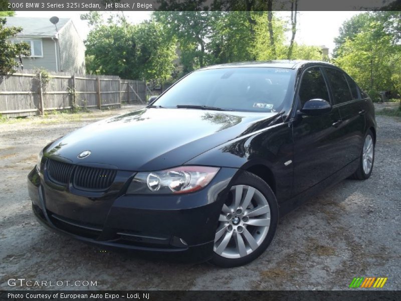 Jet Black / Beige 2006 BMW 3 Series 325i Sedan