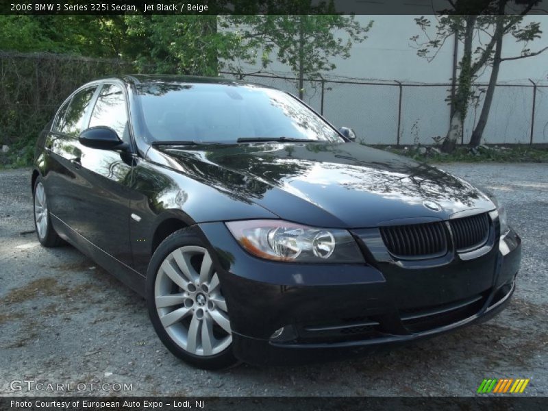 Jet Black / Beige 2006 BMW 3 Series 325i Sedan