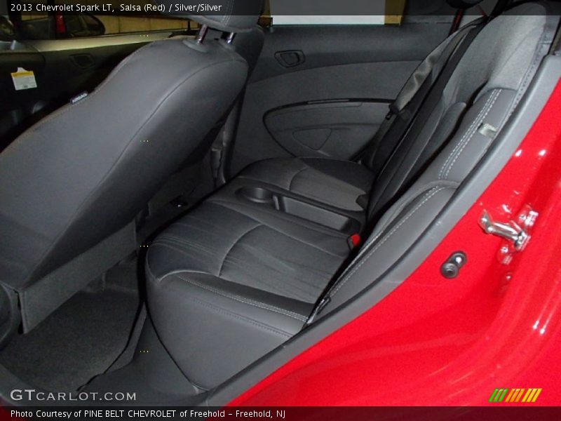 Salsa (Red) / Silver/Silver 2013 Chevrolet Spark LT