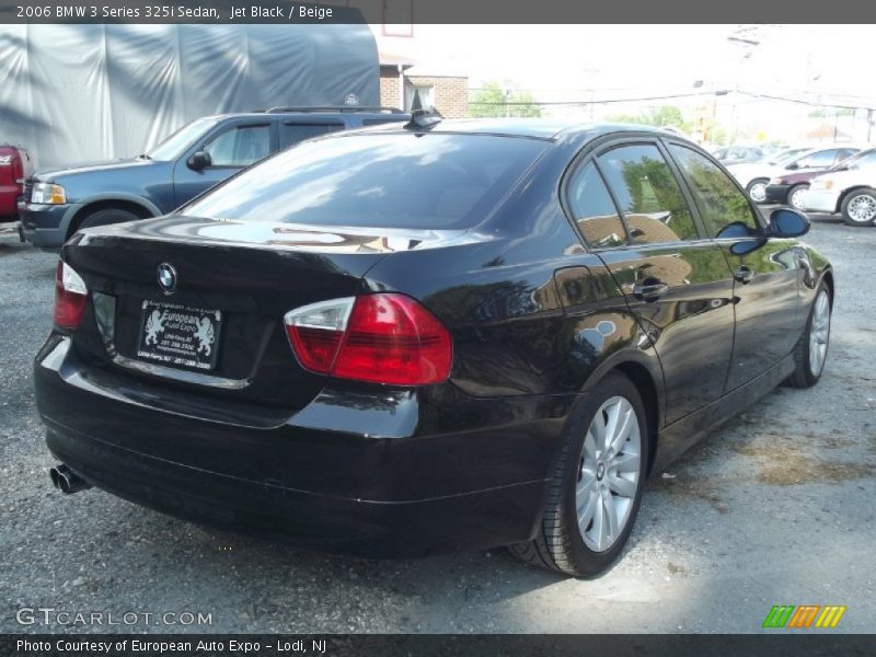 Jet Black / Beige 2006 BMW 3 Series 325i Sedan