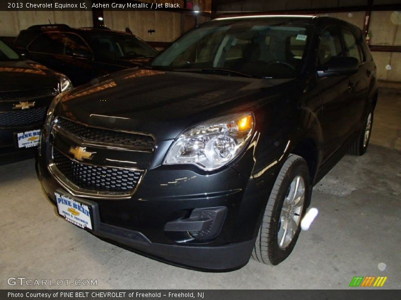 Ashen Gray Metallic / Jet Black 2013 Chevrolet Equinox LS