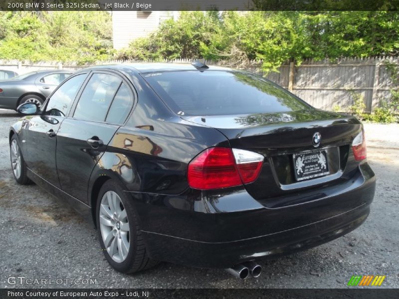 Jet Black / Beige 2006 BMW 3 Series 325i Sedan
