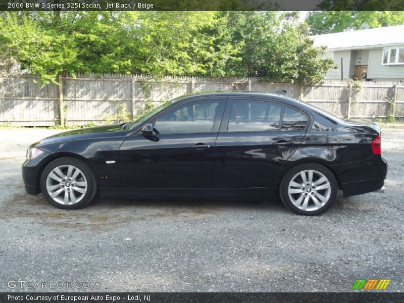 Jet Black / Beige 2006 BMW 3 Series 325i Sedan