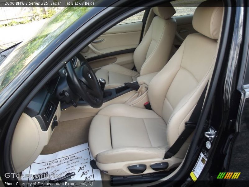 Jet Black / Beige 2006 BMW 3 Series 325i Sedan