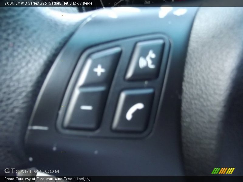 Jet Black / Beige 2006 BMW 3 Series 325i Sedan