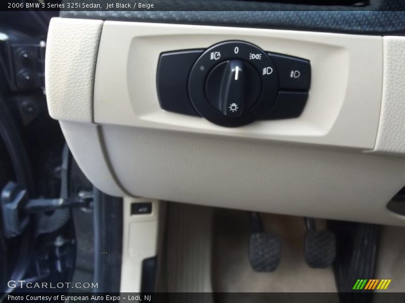 Jet Black / Beige 2006 BMW 3 Series 325i Sedan
