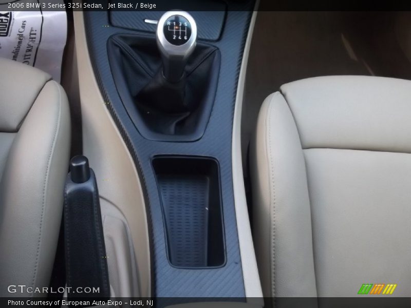 Jet Black / Beige 2006 BMW 3 Series 325i Sedan