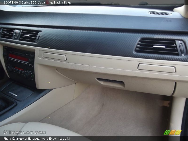 Jet Black / Beige 2006 BMW 3 Series 325i Sedan