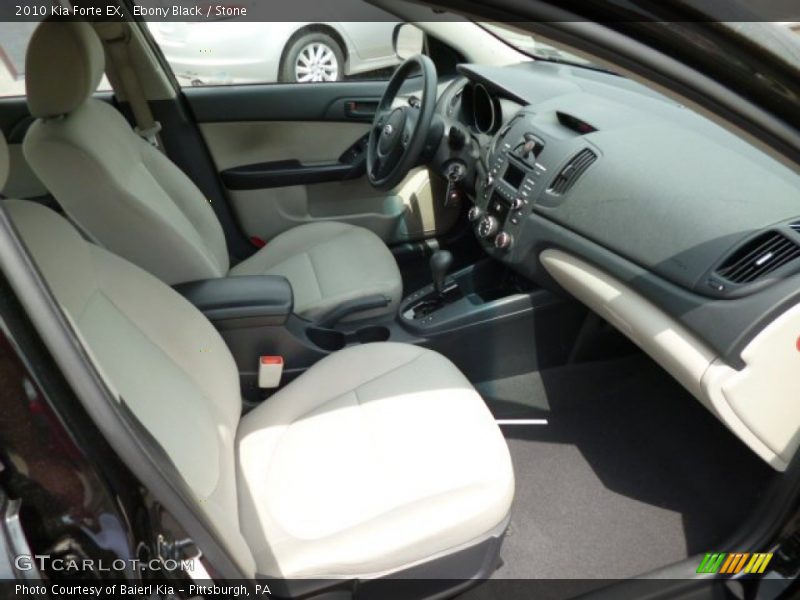 Ebony Black / Stone 2010 Kia Forte EX