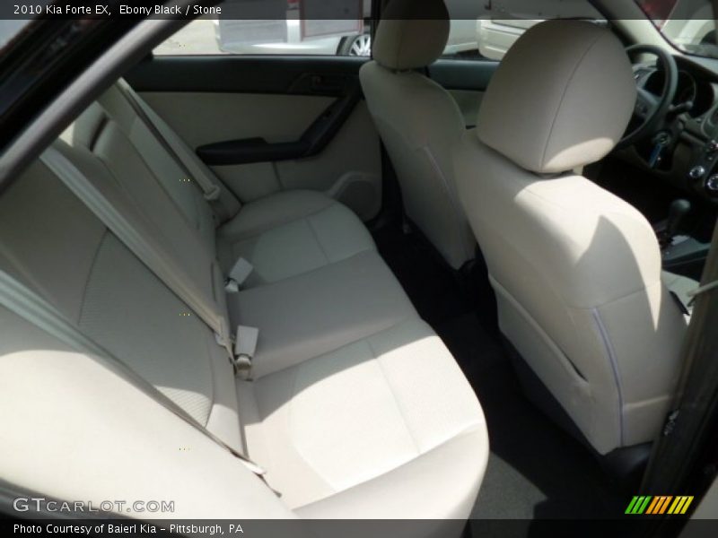 Ebony Black / Stone 2010 Kia Forte EX