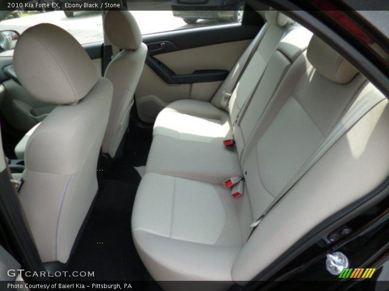Ebony Black / Stone 2010 Kia Forte EX