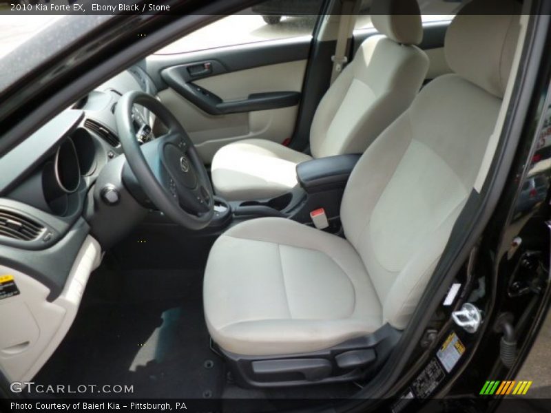 Ebony Black / Stone 2010 Kia Forte EX