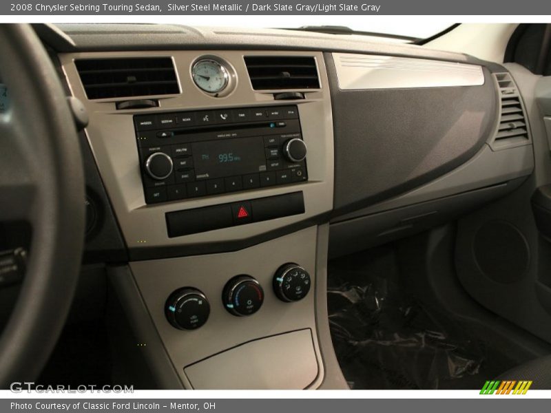 Silver Steel Metallic / Dark Slate Gray/Light Slate Gray 2008 Chrysler Sebring Touring Sedan