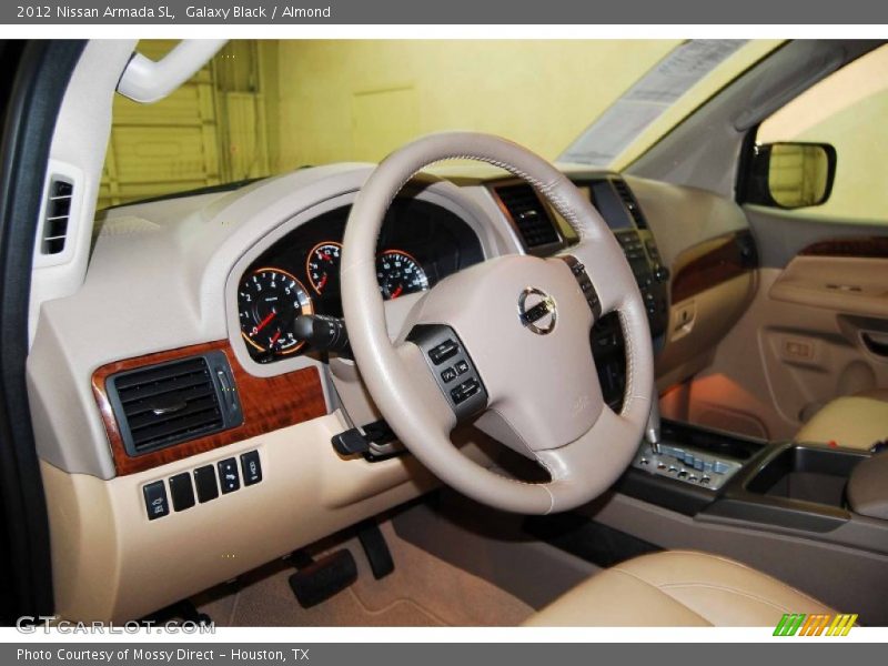 Galaxy Black / Almond 2012 Nissan Armada SL