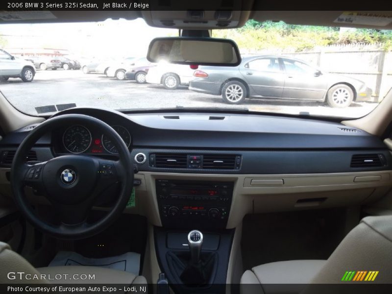 Jet Black / Beige 2006 BMW 3 Series 325i Sedan