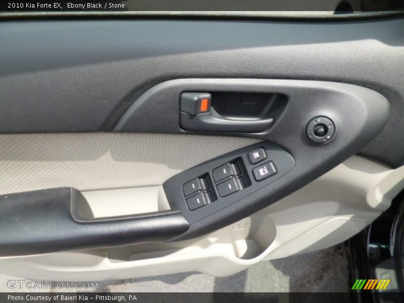 Ebony Black / Stone 2010 Kia Forte EX