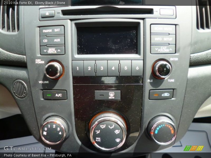 Ebony Black / Stone 2010 Kia Forte EX