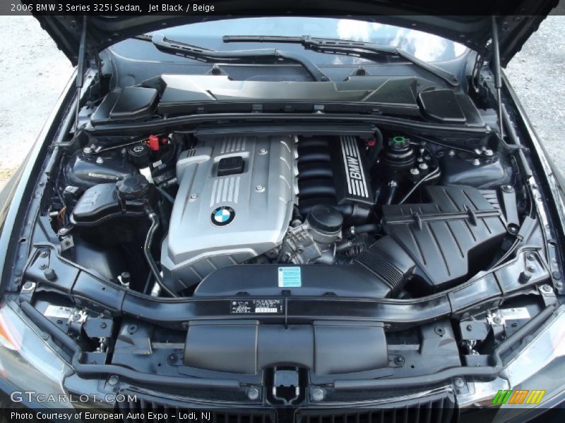 Jet Black / Beige 2006 BMW 3 Series 325i Sedan