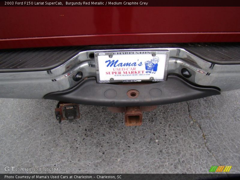 Burgundy Red Metallic / Medium Graphite Grey 2003 Ford F150 Lariat SuperCab