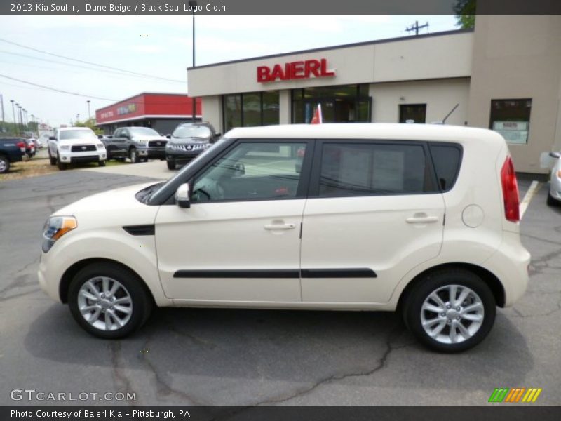 Dune Beige / Black Soul Logo Cloth 2013 Kia Soul +