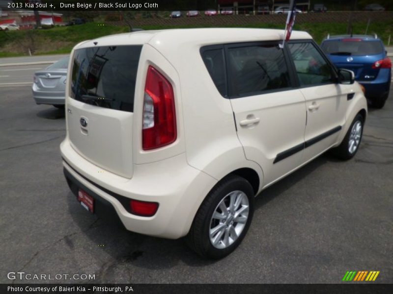 Dune Beige / Black Soul Logo Cloth 2013 Kia Soul +