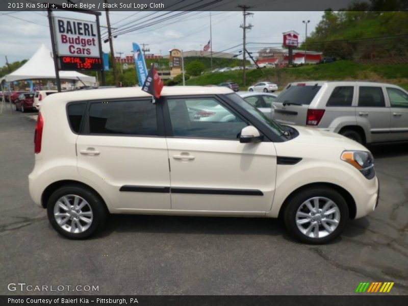 Dune Beige / Black Soul Logo Cloth 2013 Kia Soul +