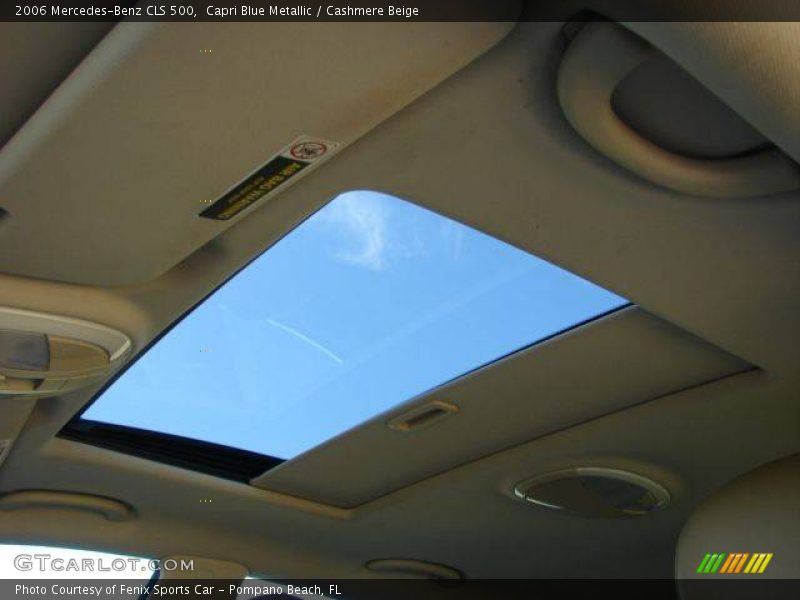 Capri Blue Metallic / Cashmere Beige 2006 Mercedes-Benz CLS 500