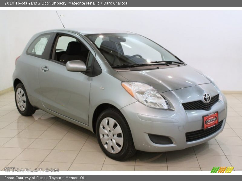 Meteorite Metallic / Dark Charcoal 2010 Toyota Yaris 3 Door Liftback