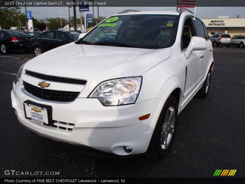 Arctic Ice White / Black 2012 Chevrolet Captiva Sport LT